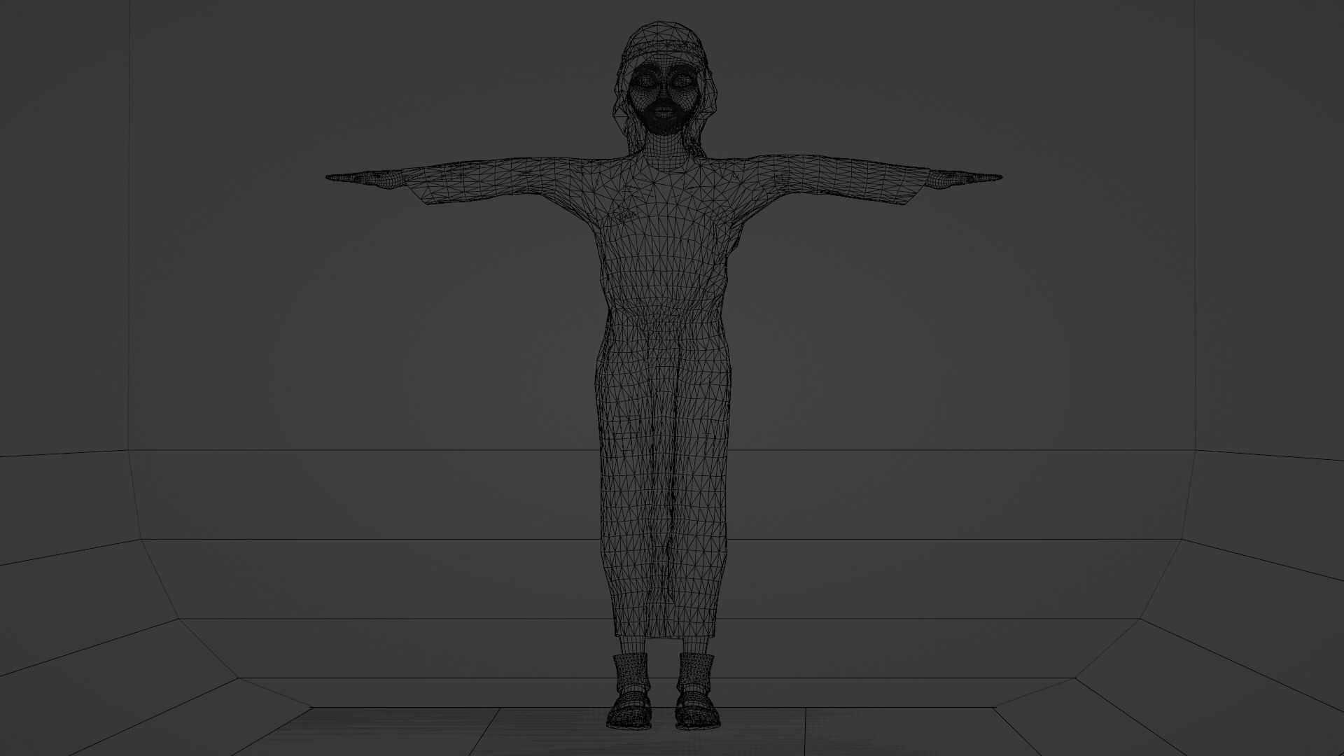 HOMME MUSULMAN EGYPTE 3D model_6