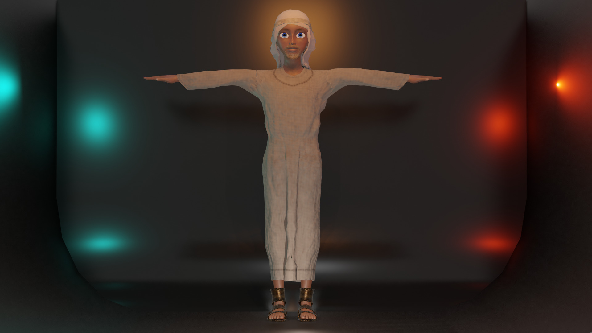 HOMME MUSULMAN EGYPTE 3D model_5