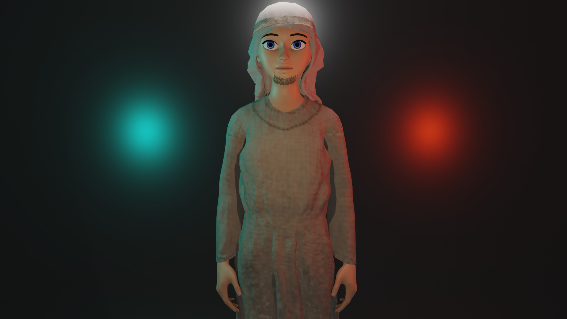 HOMME MUSULMAN EGYPTE 3D model_12