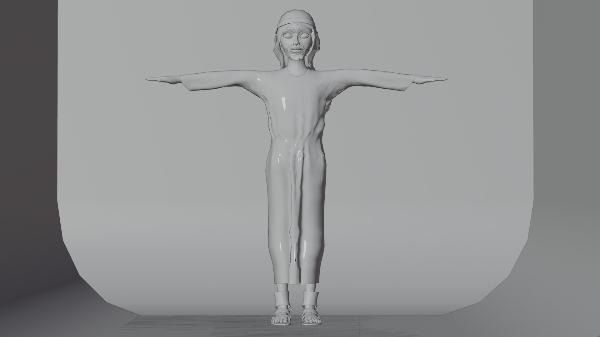 HOMME MUSULMAN EGYPTE 3D model_7