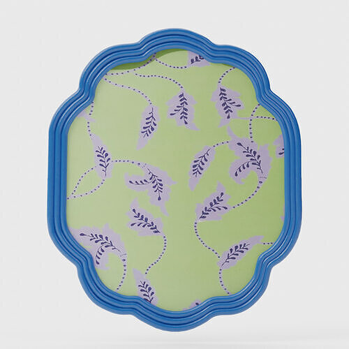 Clara Frame By Anthropologie in Blue 3D model