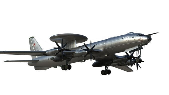 Tu-126 AWACS 3D model