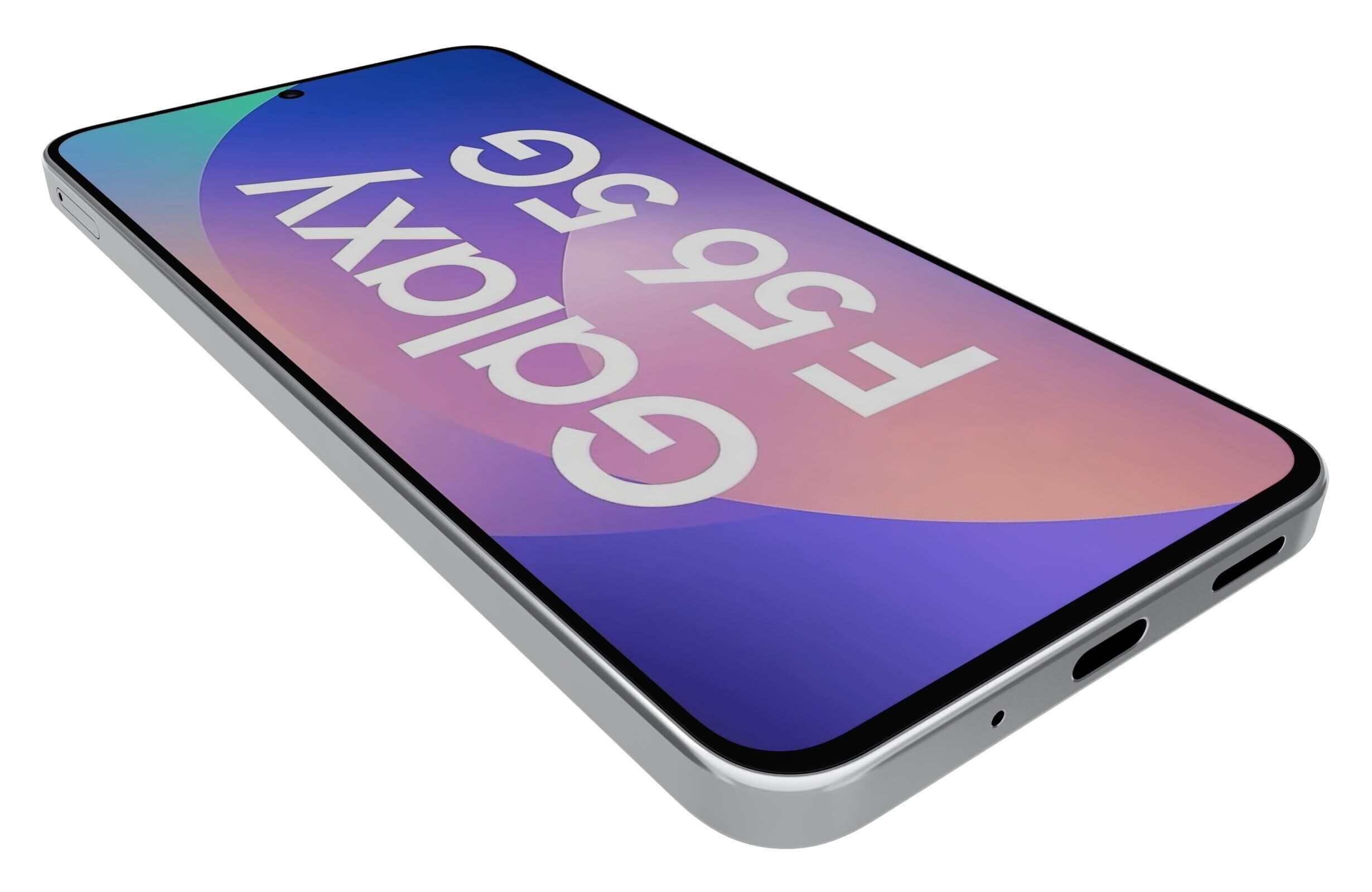 Samsung Galaxy F56 Green 3D model_12