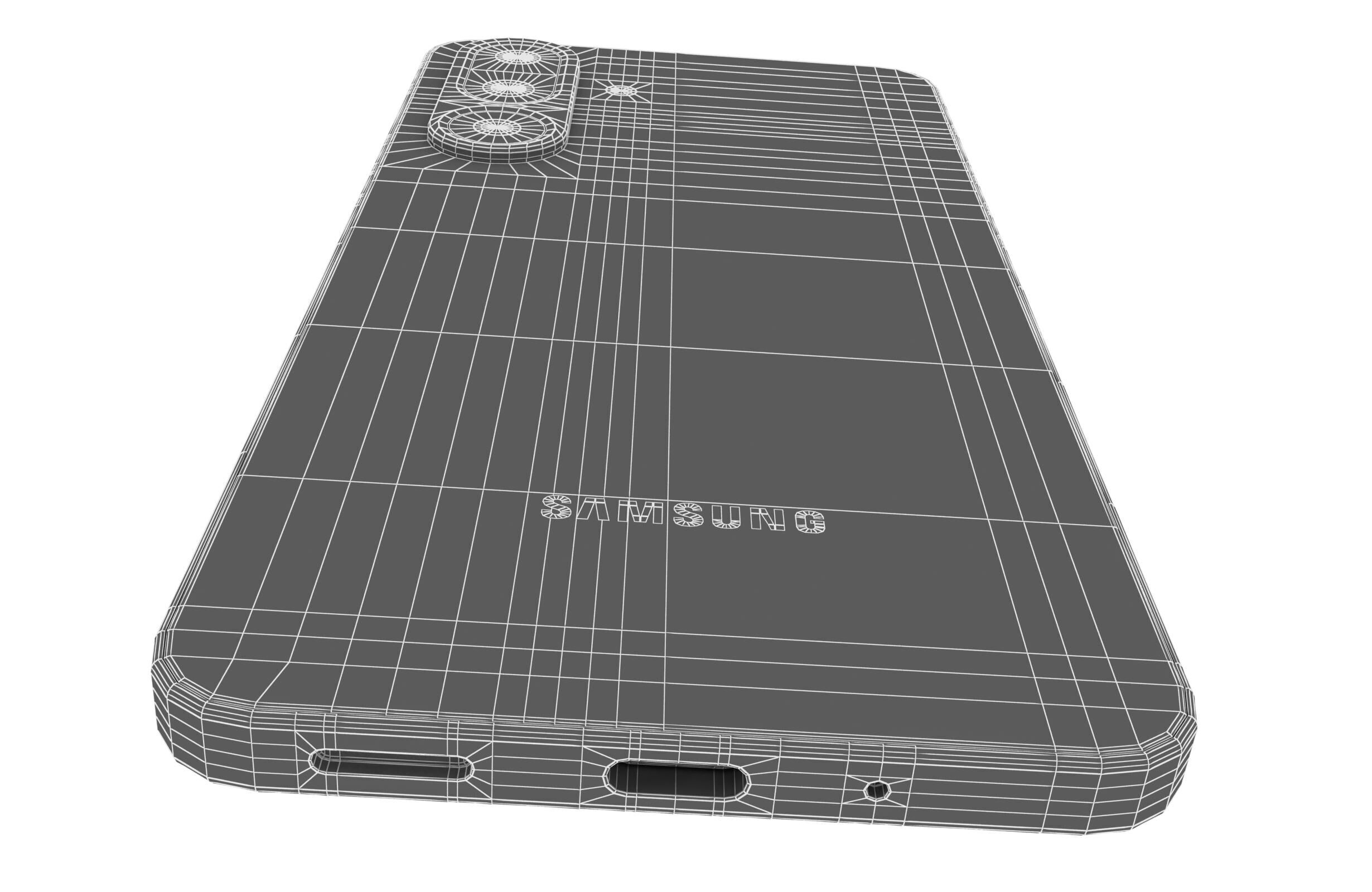 Samsung Galaxy F56 Green 3D model_21