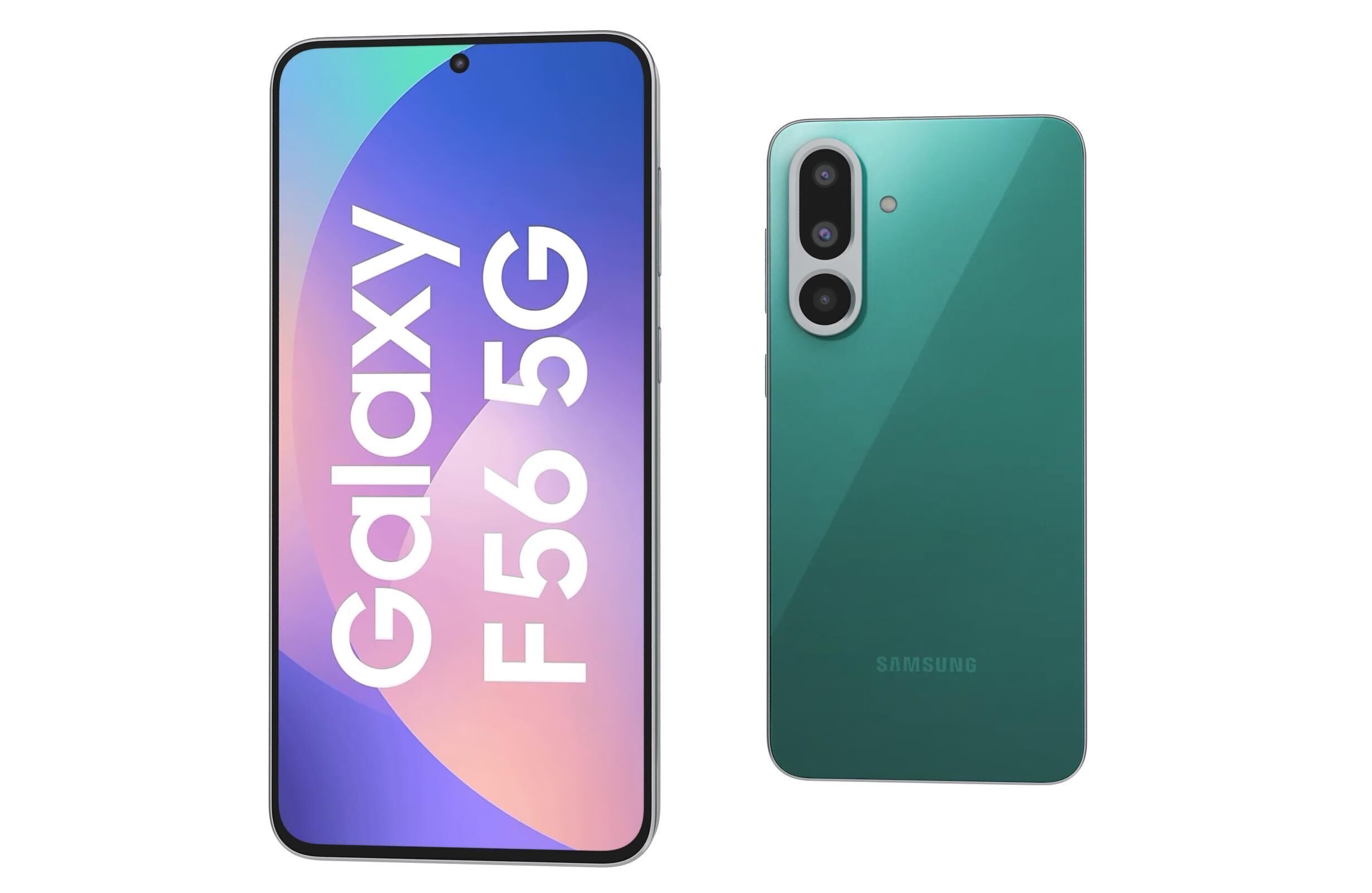 Samsung Galaxy F56 Green 3D model_6