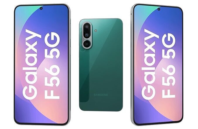 Samsung Galaxy F56 Green 3D model