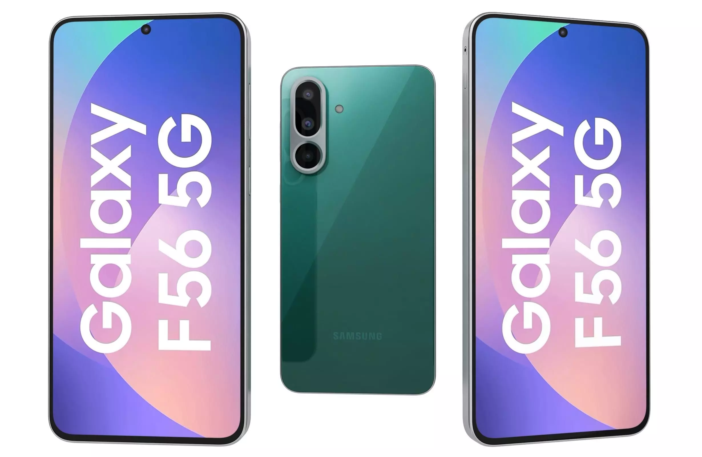 Samsung Galaxy F56 Green 3D model_0