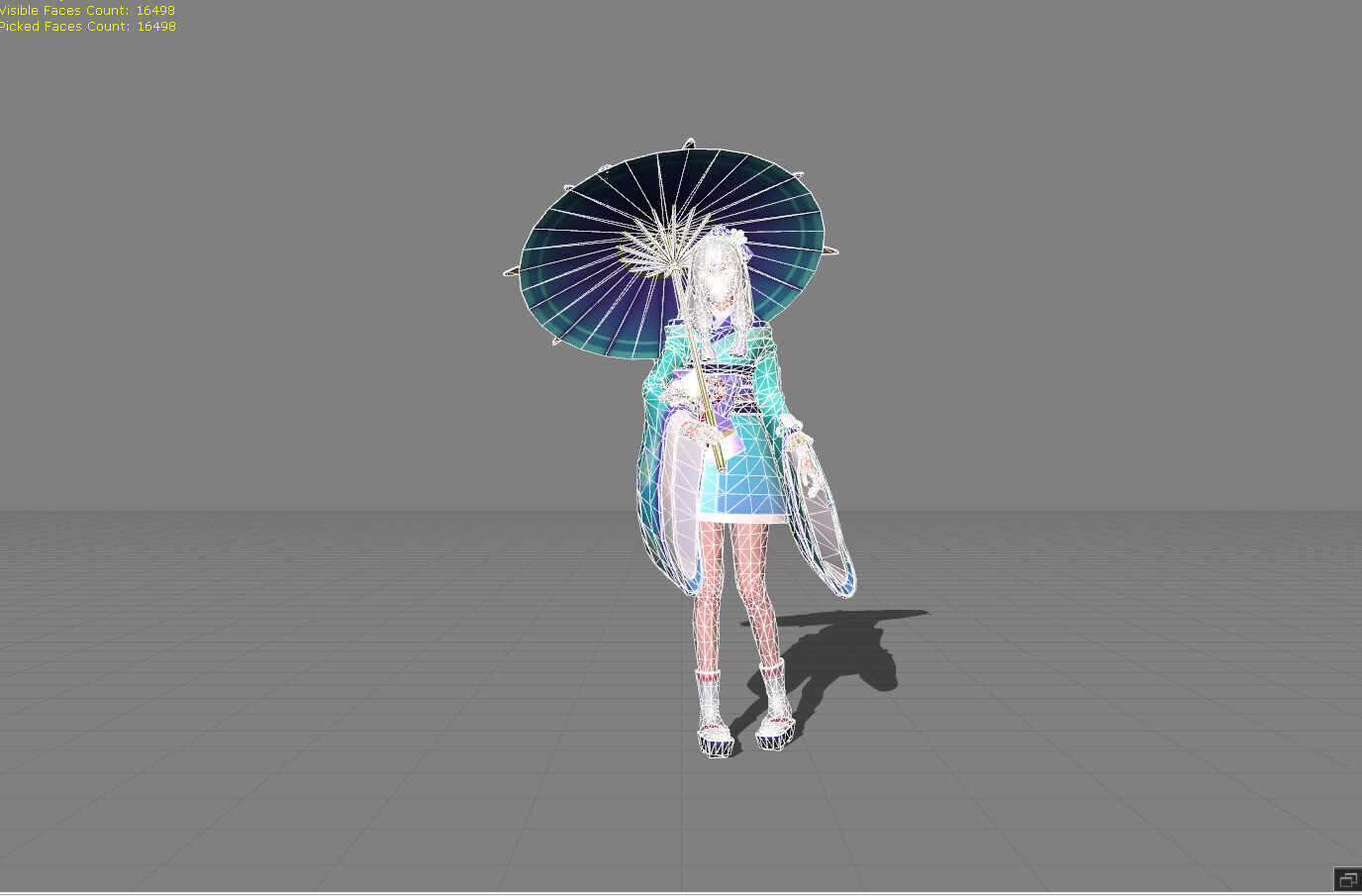 Kagura Onmyouji Master Low-poly 3D model_4
