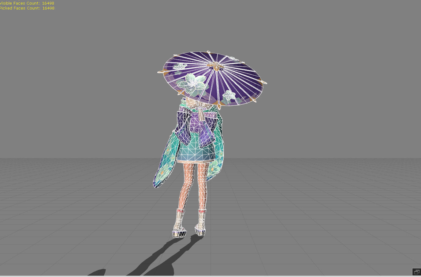 Kagura Onmyouji Master Low-poly 3D model_7