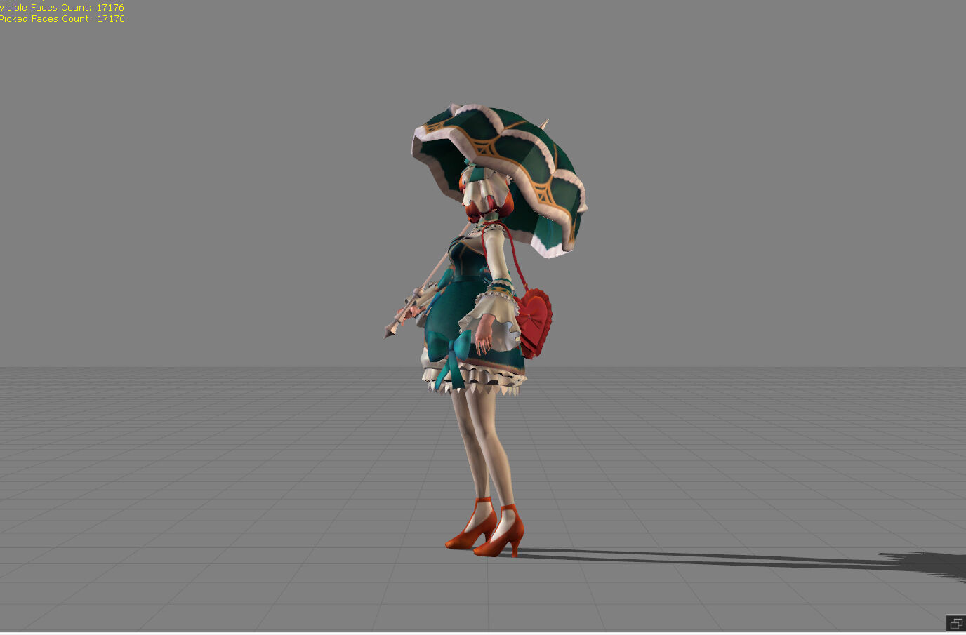 Kagura Flower Season Low-poly 3D model_2