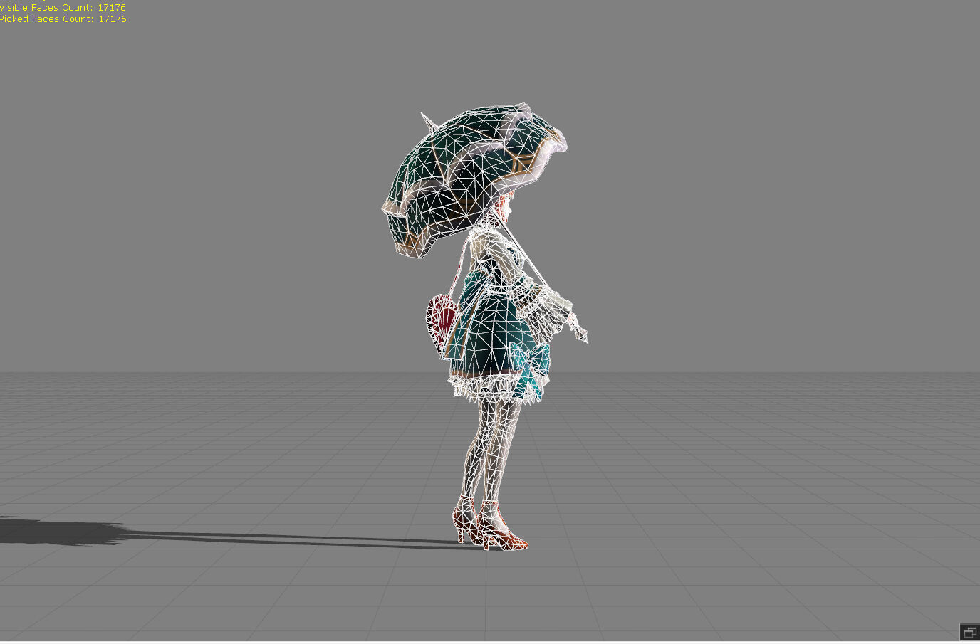 Kagura Flower Season Low-poly 3D model_5