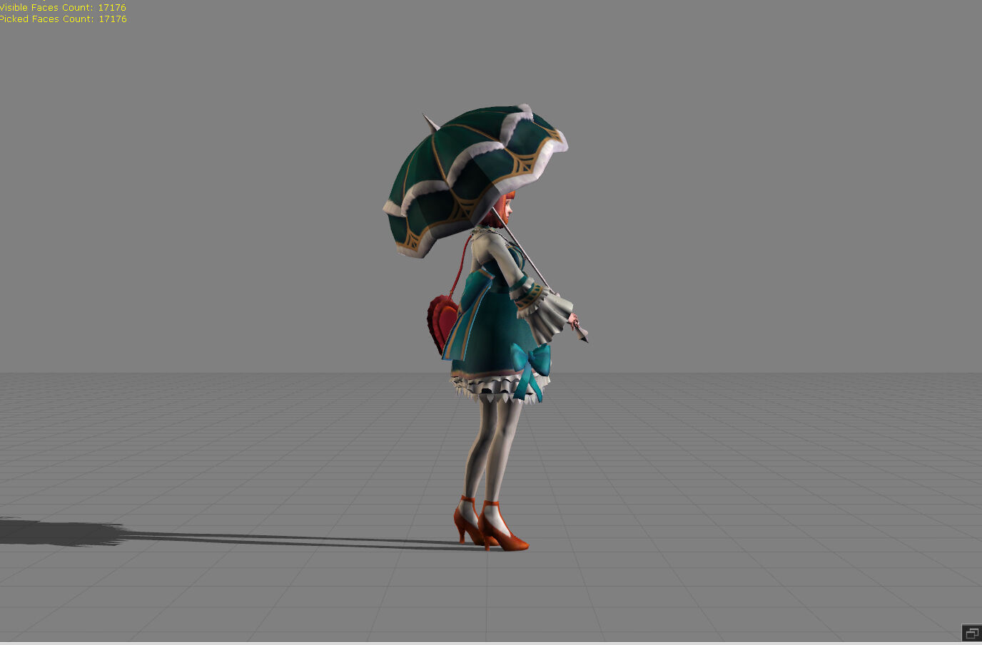 Kagura Flower Season Low-poly 3D model_1