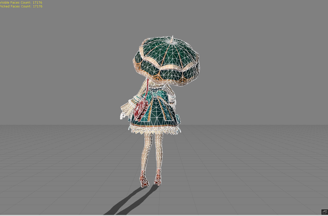 Kagura Flower Season Low-poly 3D model_7