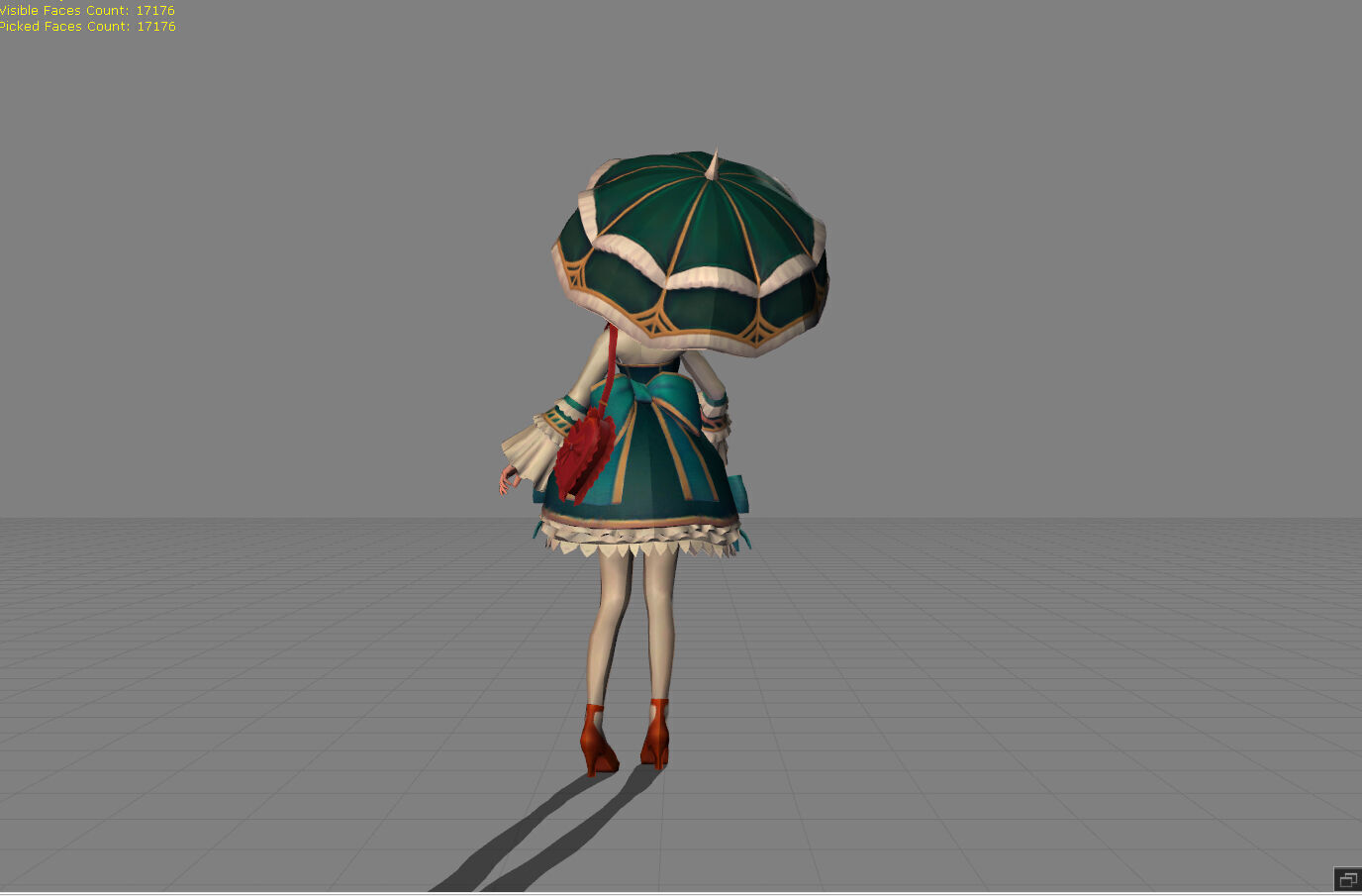Kagura Flower Season Low-poly 3D model_3