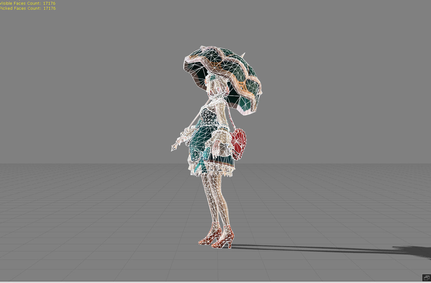 Kagura Flower Season Low-poly 3D model_6