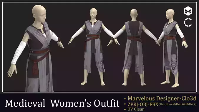 Medieval Women Outfit
