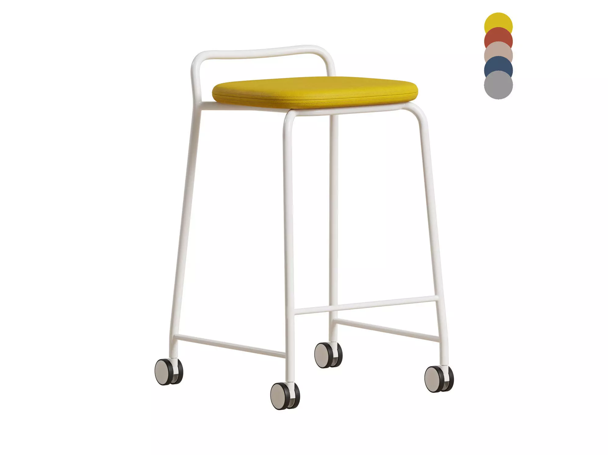 Skandiform Soft Top S-1069 Bar Stool 3D model_0