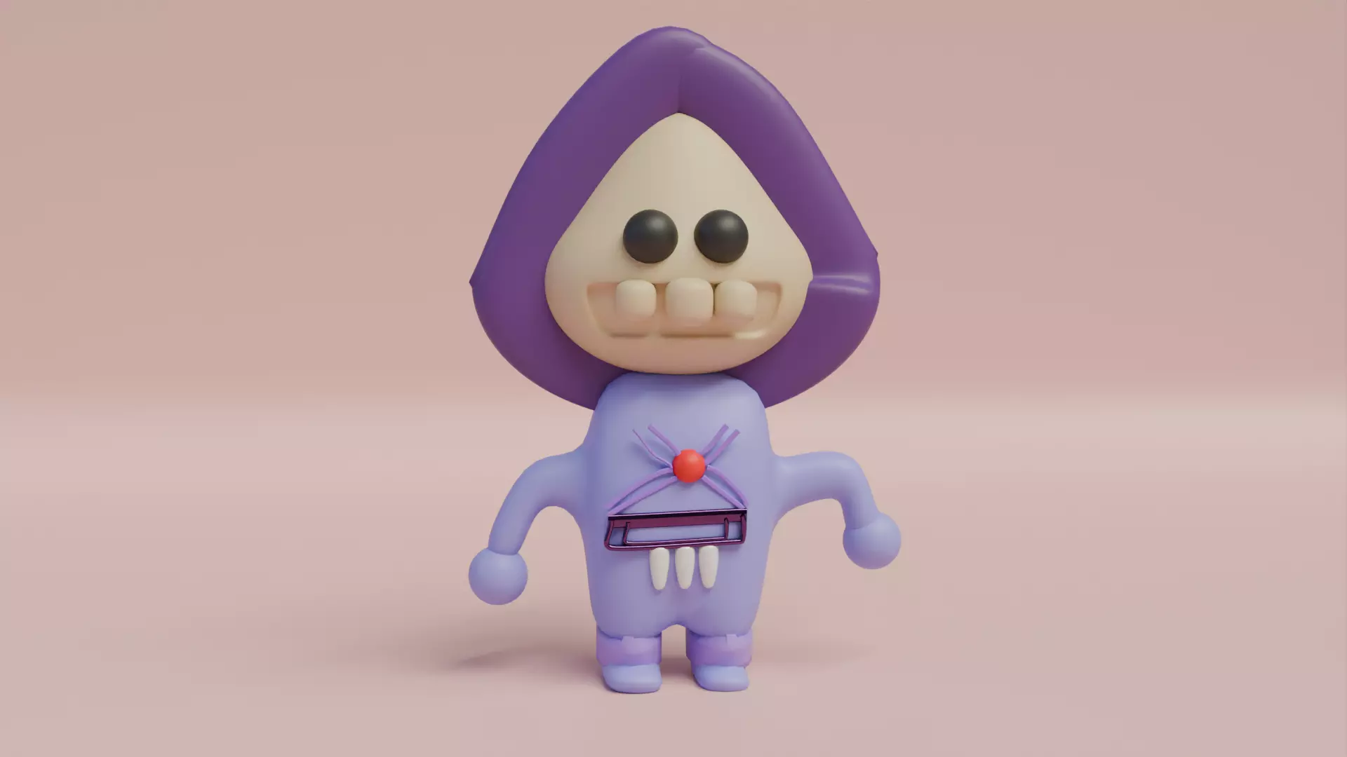 Rey Esqueleto Low-poly 3D model