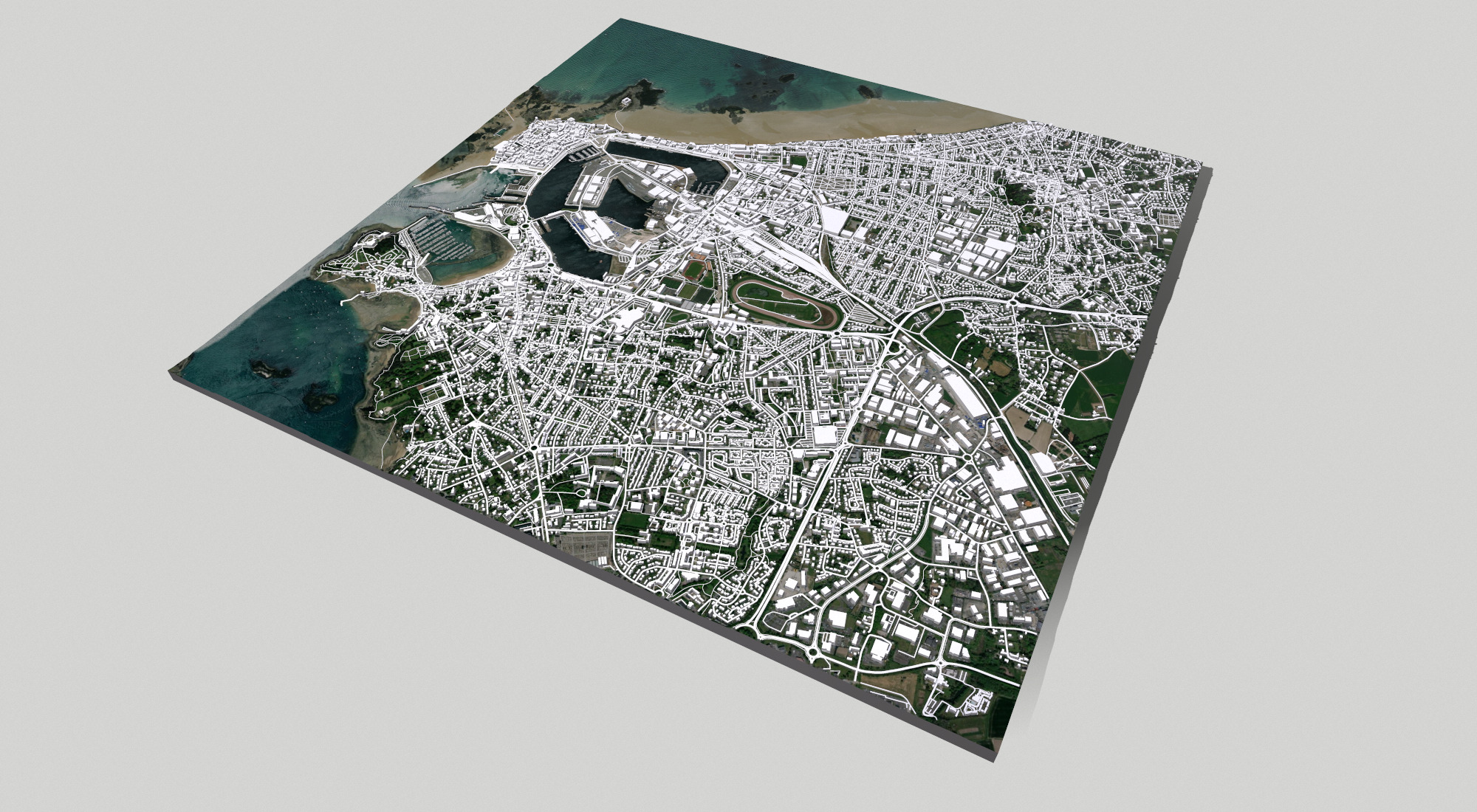 Cityscape Saint-Malo France 3D model_15