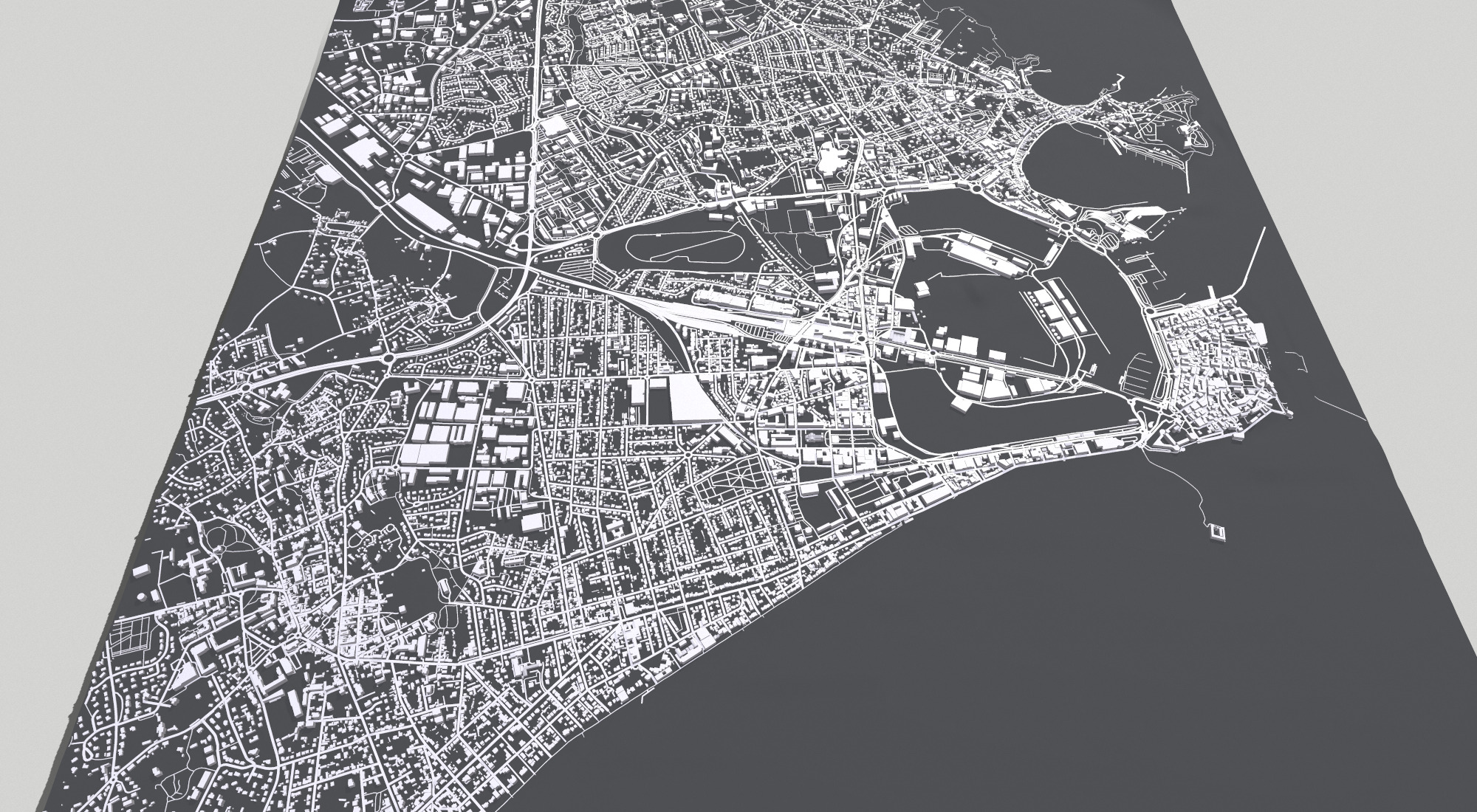 Cityscape Saint-Malo France 3D model_3