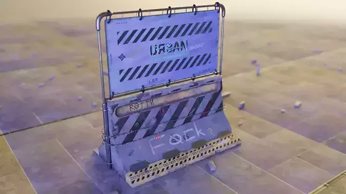 Modular Urban Concrete Barrier