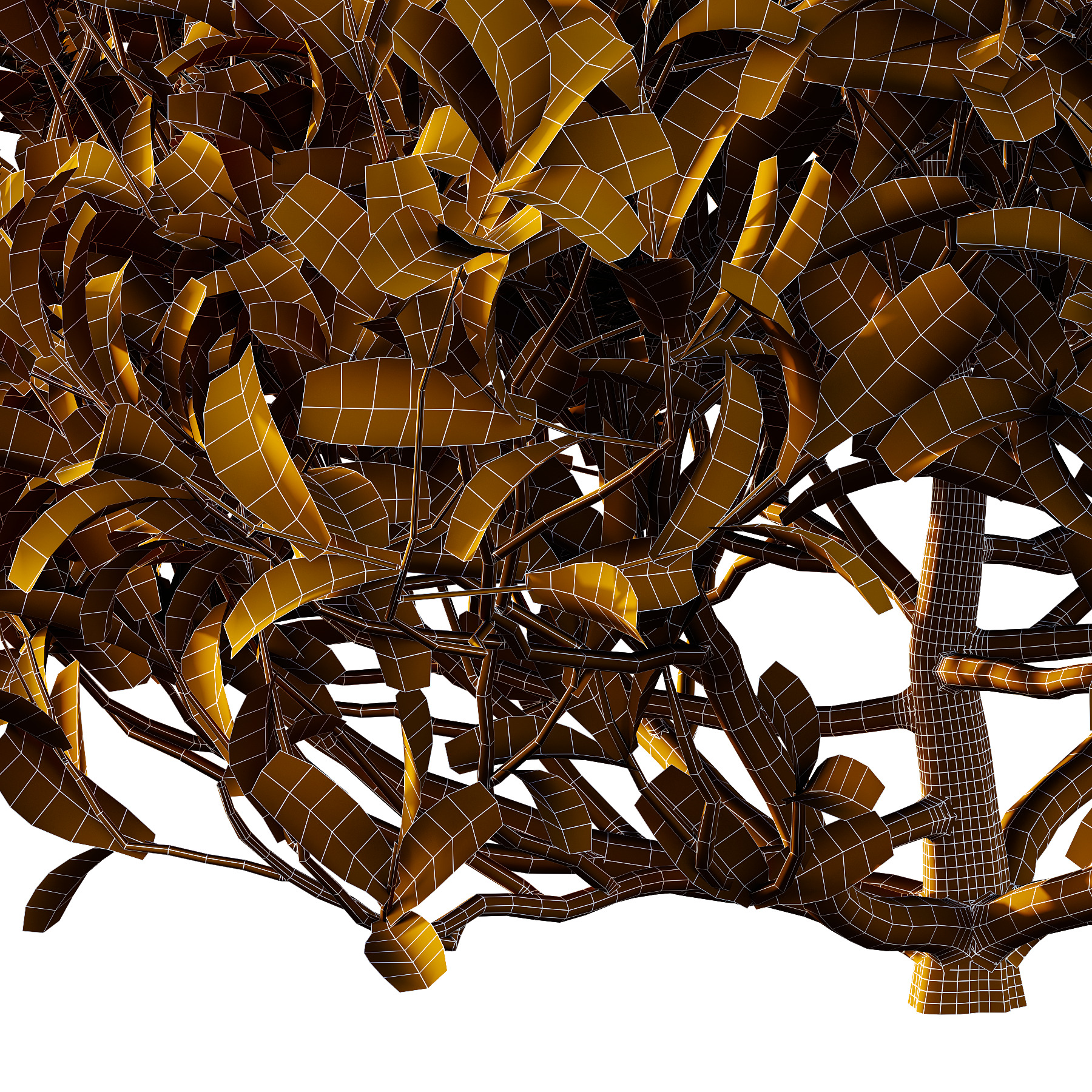 Different bush 11 3D model_6