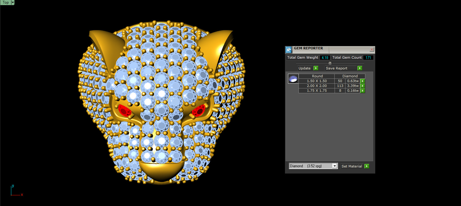 Tiger Ring 3D print model_15