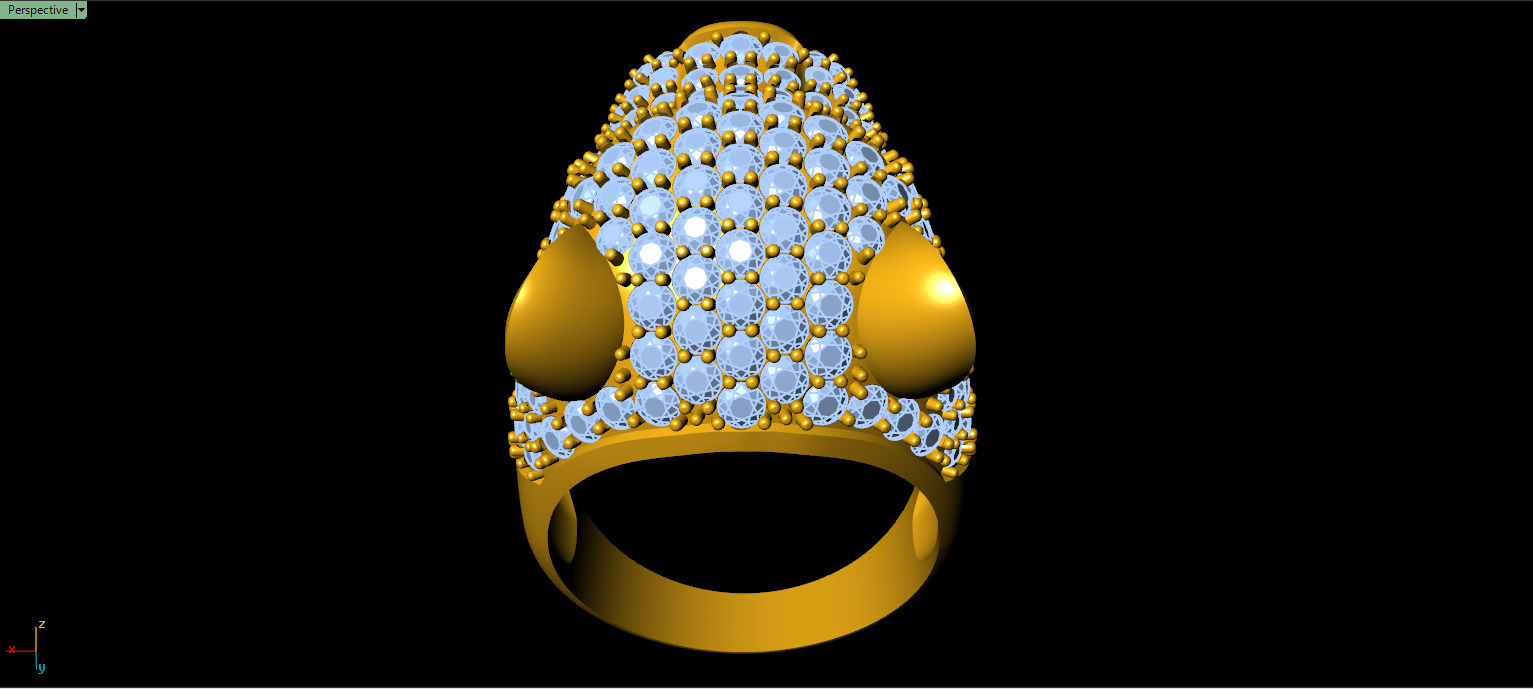 Tiger Ring 3D print model_10