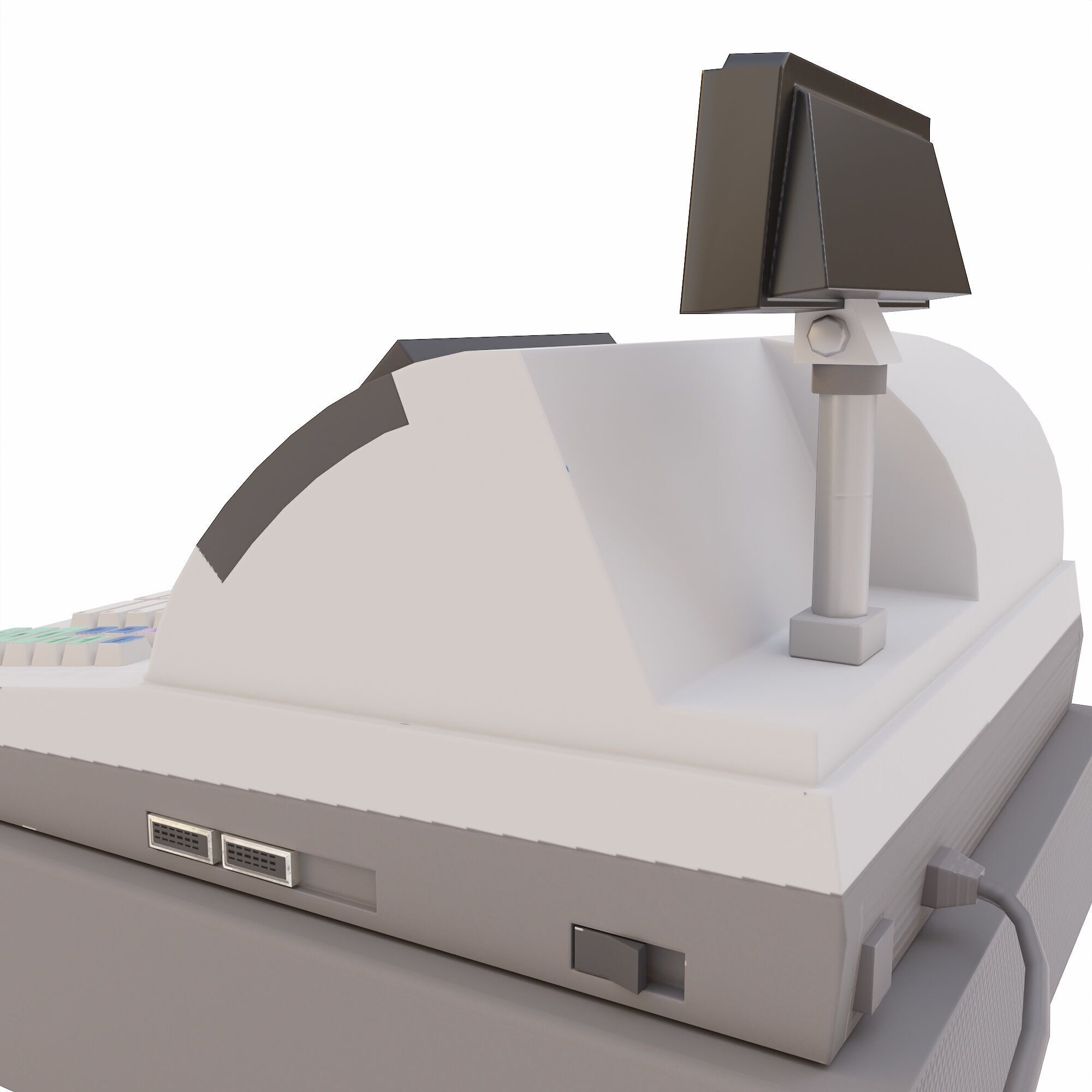 Billing machine lowpoly 3d model Low-poly 3D model_7