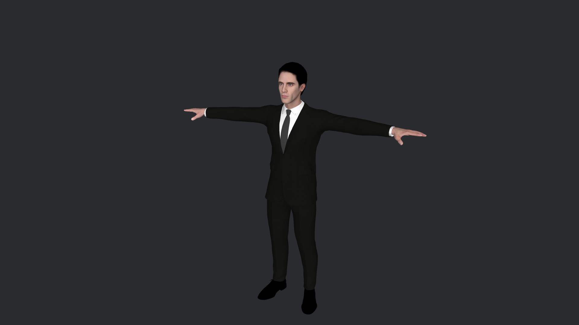 Yann Bean  Hyper Realistic Full Body  Rigged 3D Character 3D model_3