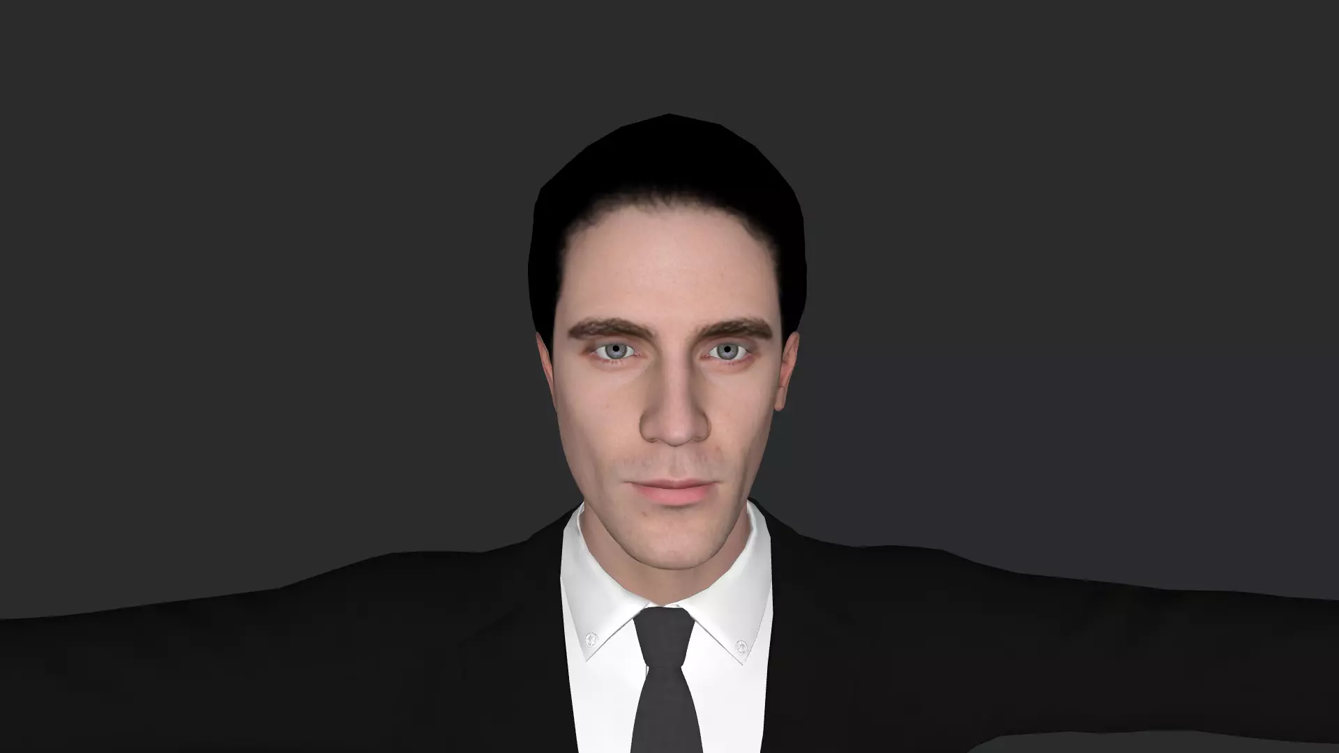 Yann Bean  Hyper Realistic Full Body  Rigged 3D Character 3D model_0