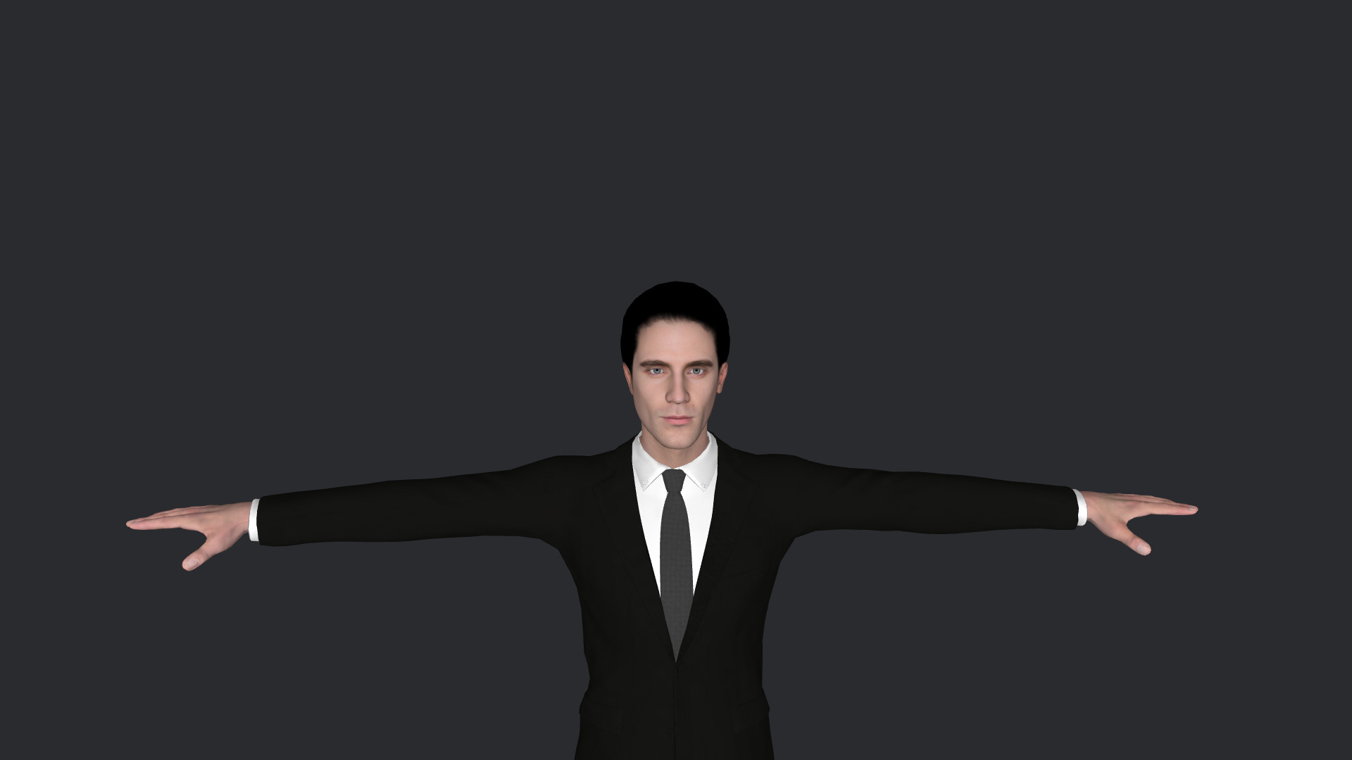 Yann Bean  Hyper Realistic Full Body  Rigged 3D Character 3D model_1