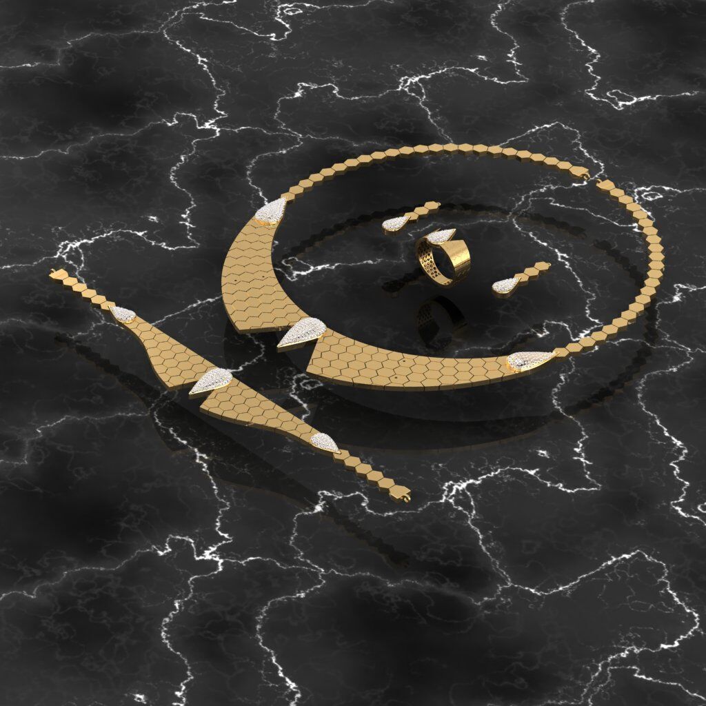 petek set 3D print model_2