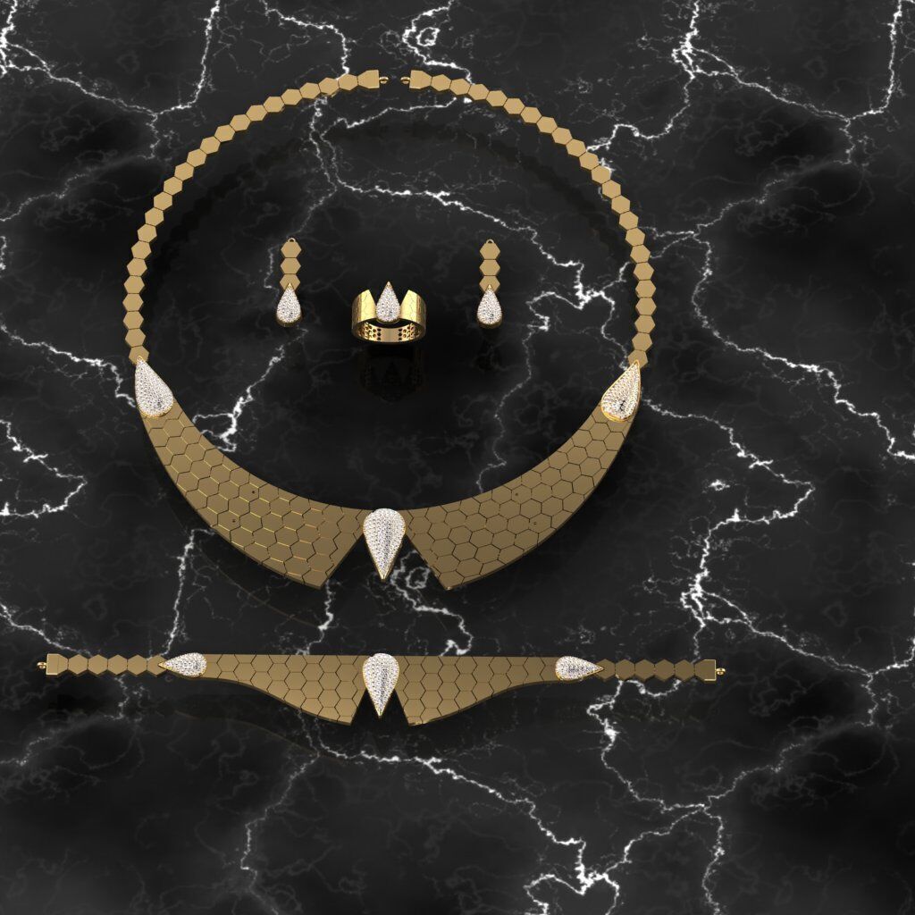 petek set 3D print model_3