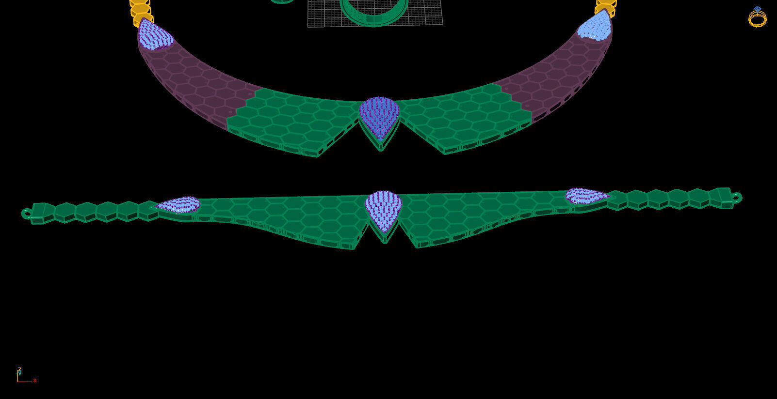 petek set 3D print model_8