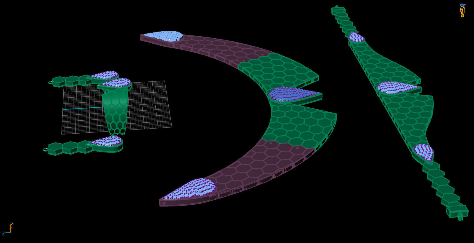 petek set 3D print model_5