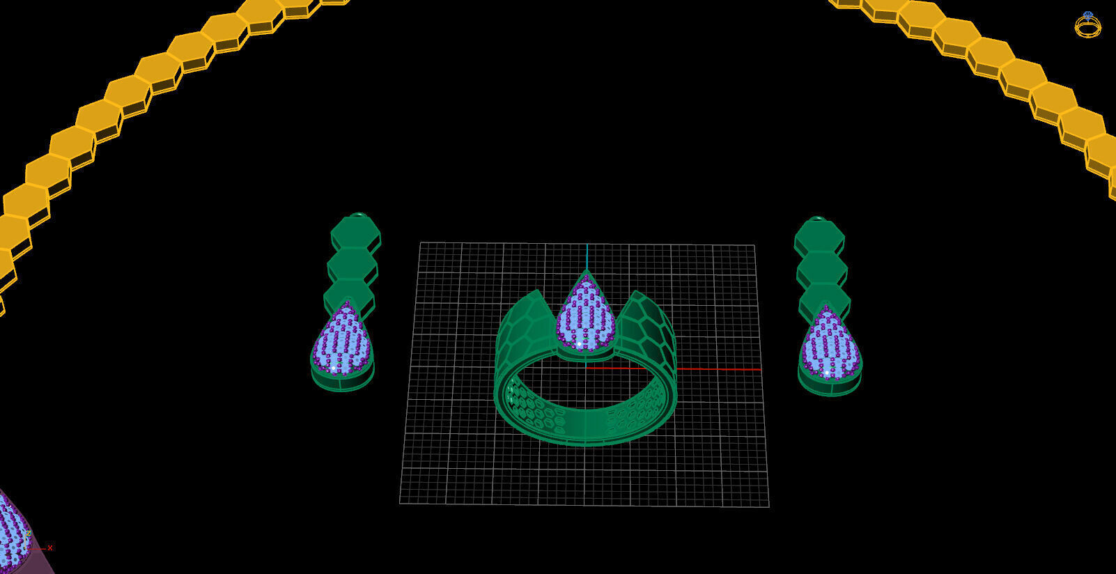 petek set 3D print model_7