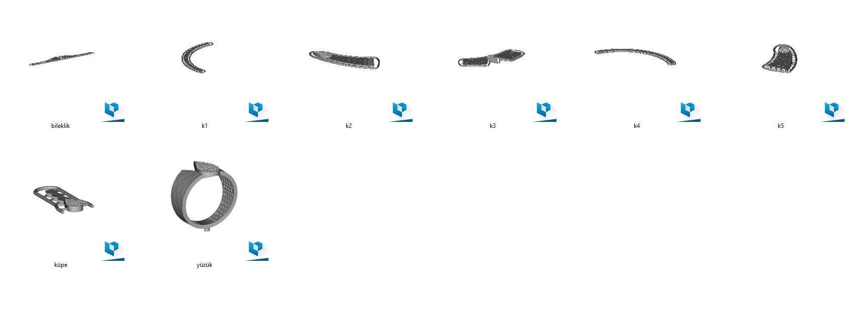 petek set 3D print model_11