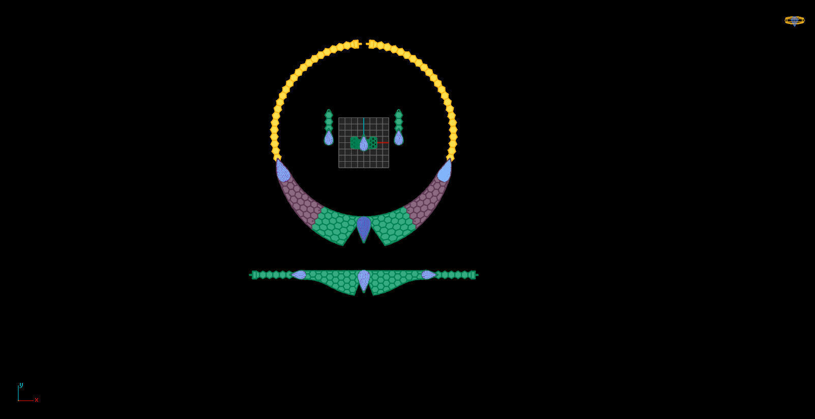 petek set 3D print model_4