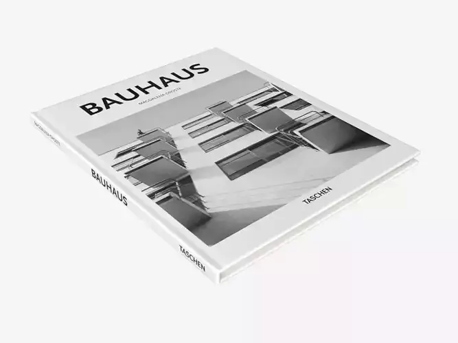 Book Bauhaus Low-poly 3D model