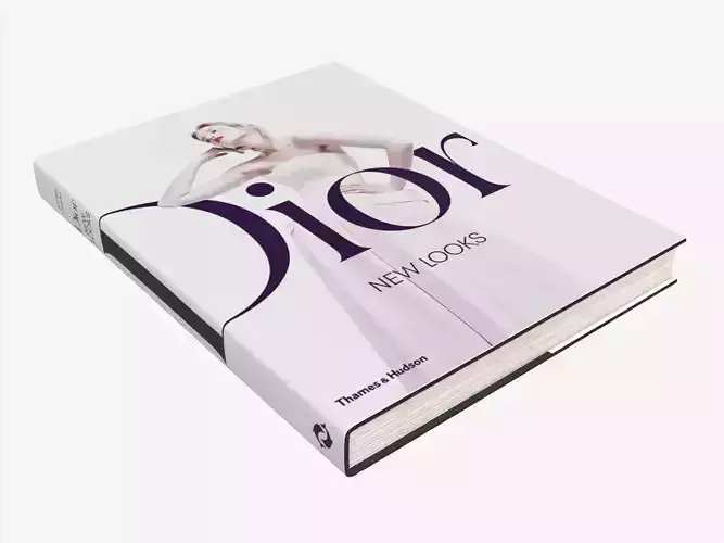 Book Dior New Looks Low-poly 3D model