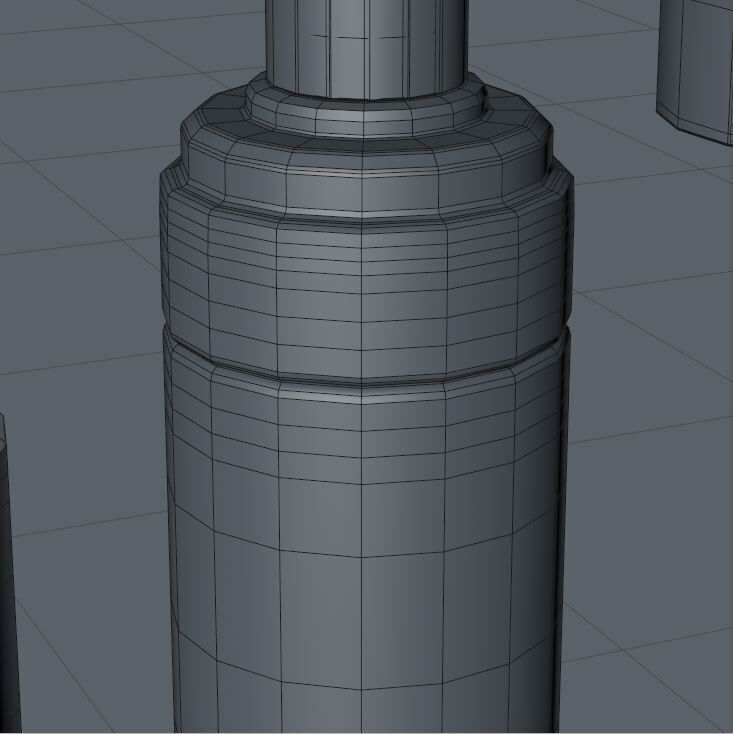 cosmetic Product bottle  3D Model  Low-poly 3D model_6