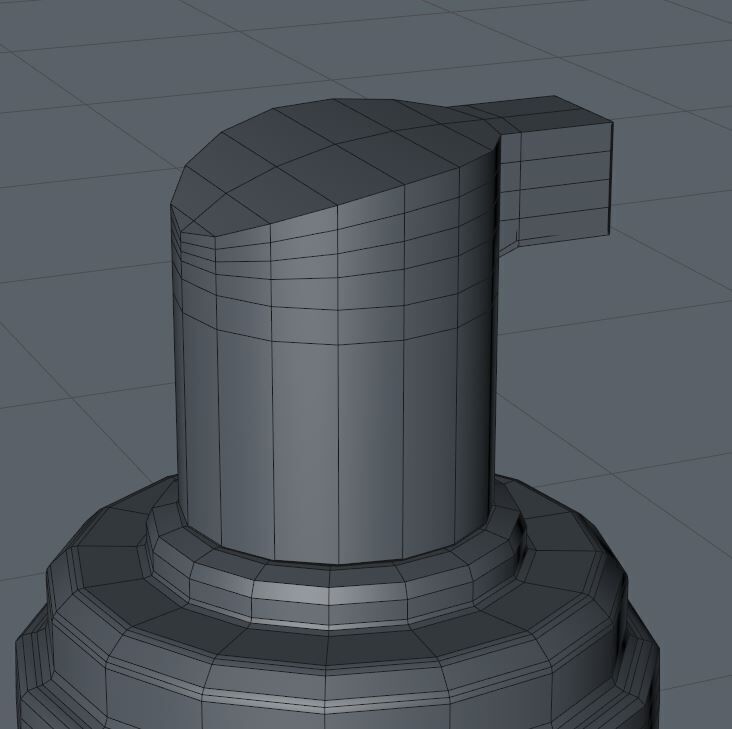 cosmetic Product bottle  3D Model  Low-poly 3D model_5