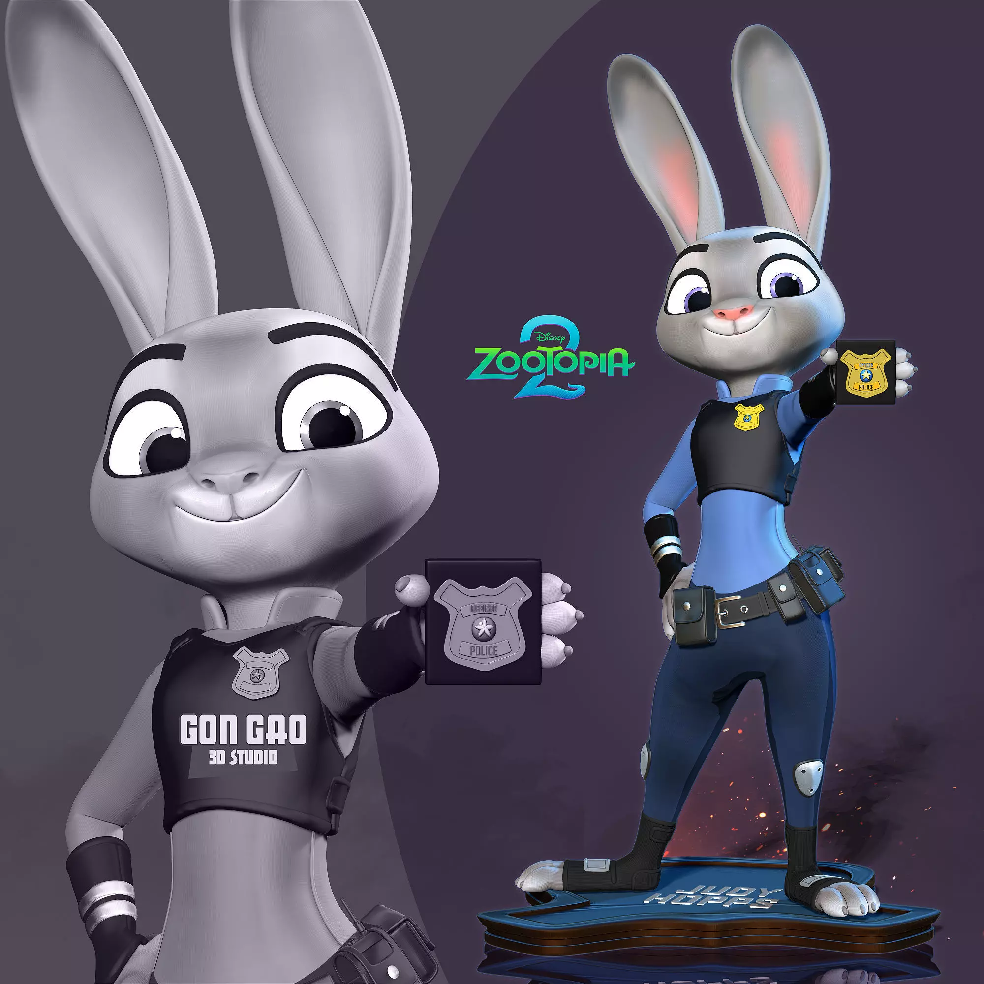 Judy Hopps - Zootopia 2 3D print model_0