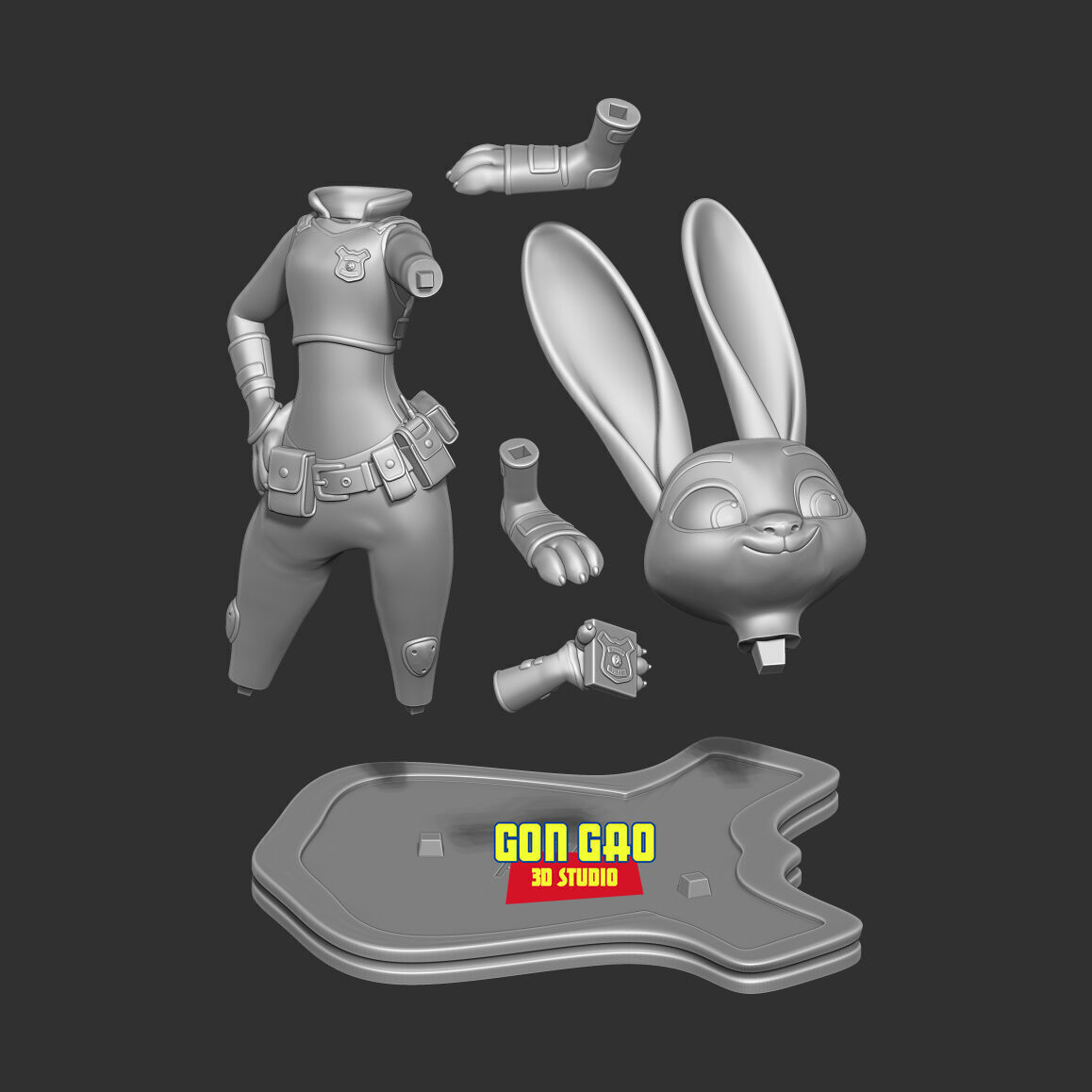 Judy Hopps - Zootopia 2 3D print model_2