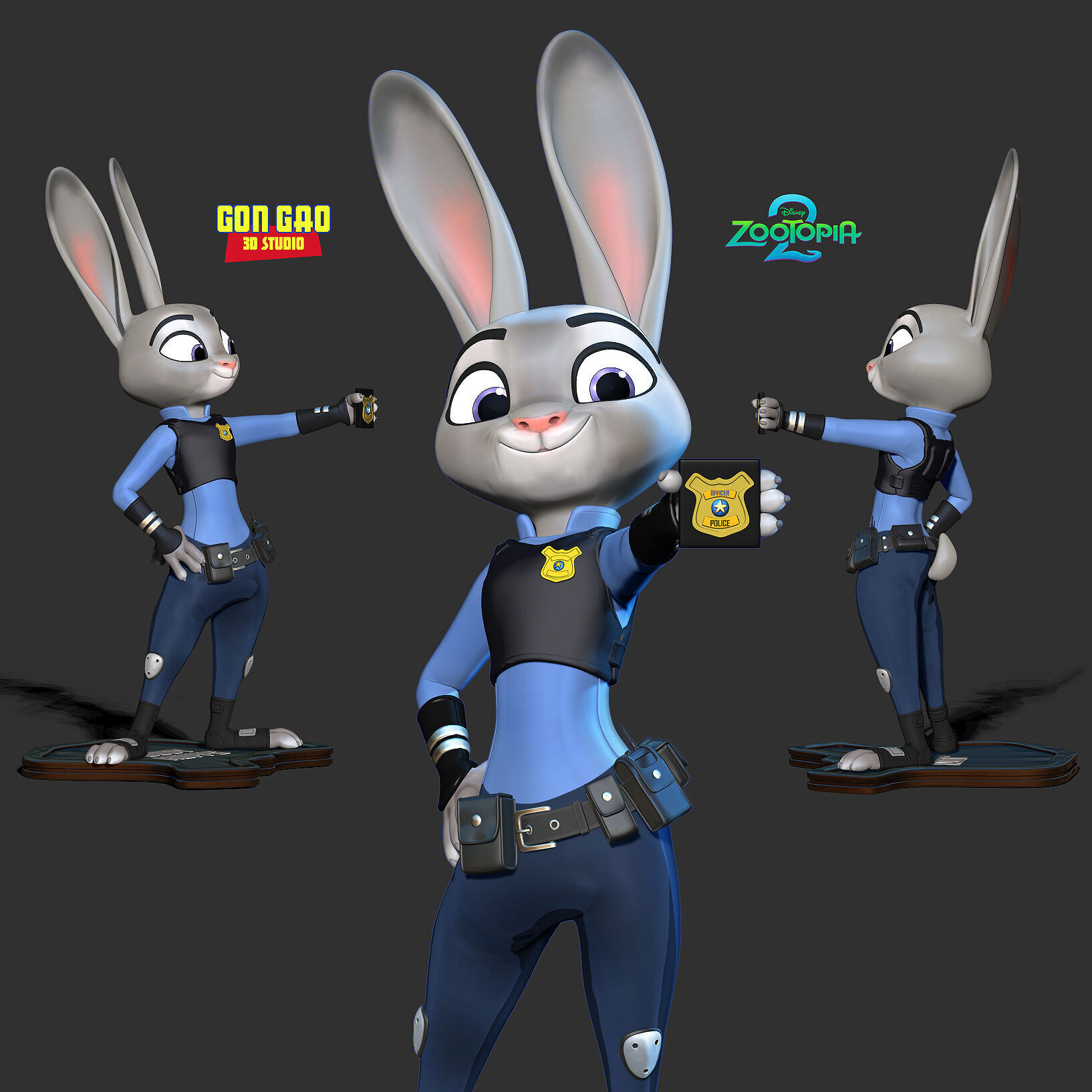 Judy Hopps - Zootopia 2 3D print model_1