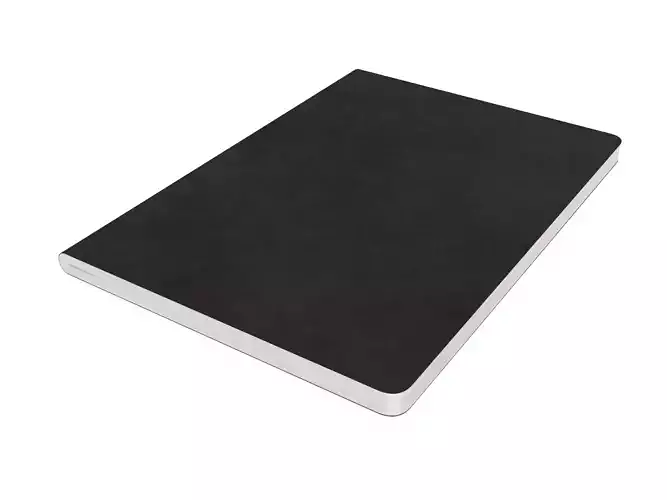 Minimalist Black Softcover Notebook