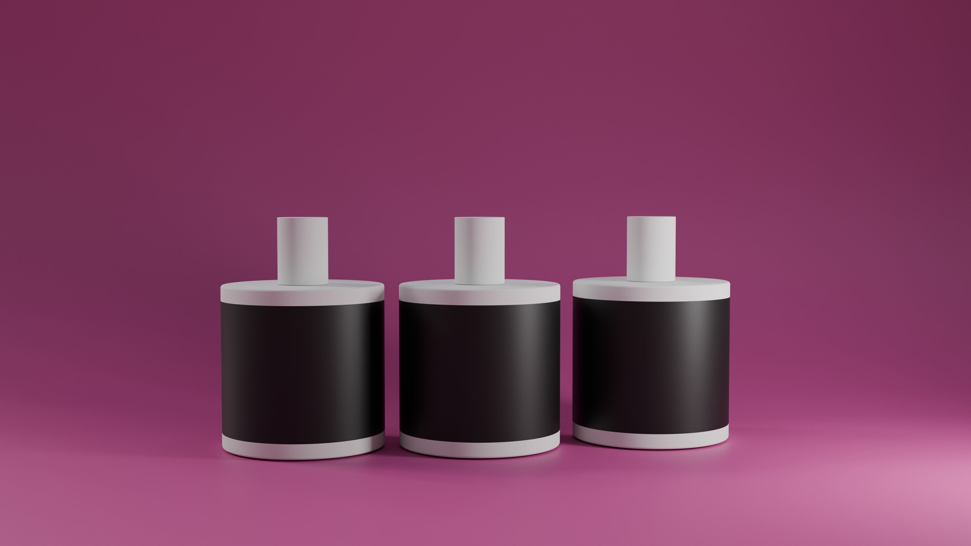 Colorful Designer Transparent Perfume Bottles Low-poly 3D model_2