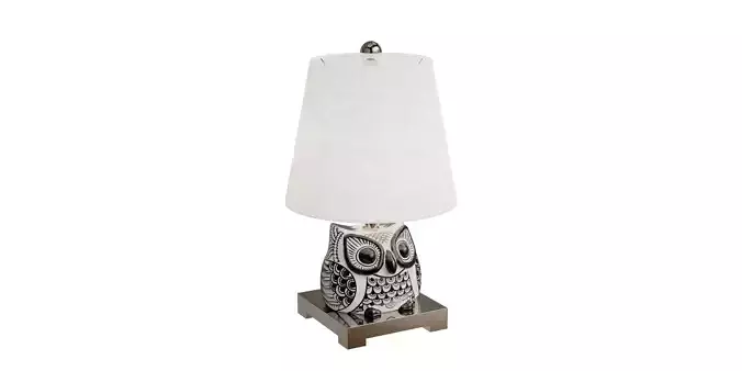 Owl Ceramic Mini Led Table Lamp