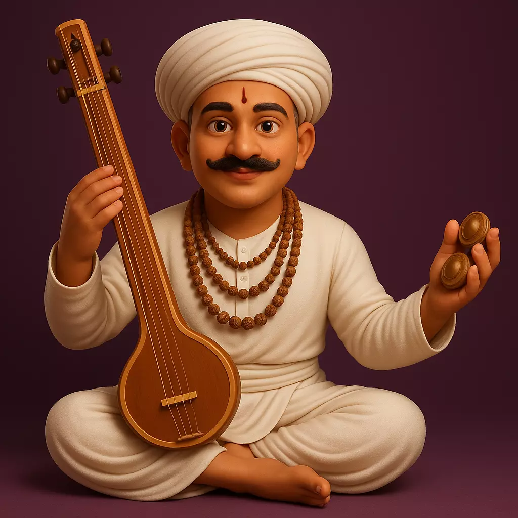 Sant Tukaram Maharaj an AI generated image 3D print model